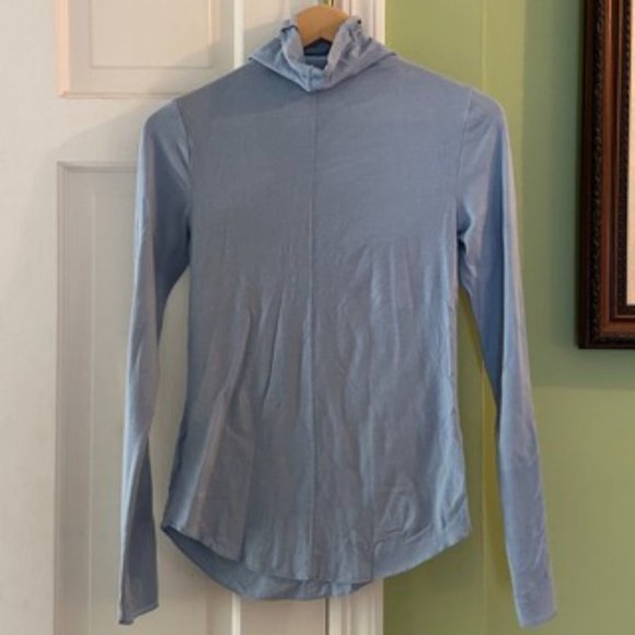 Gap Lightweight Turtleneck T-Shirt in Ice Blue - Picture 4 of 4